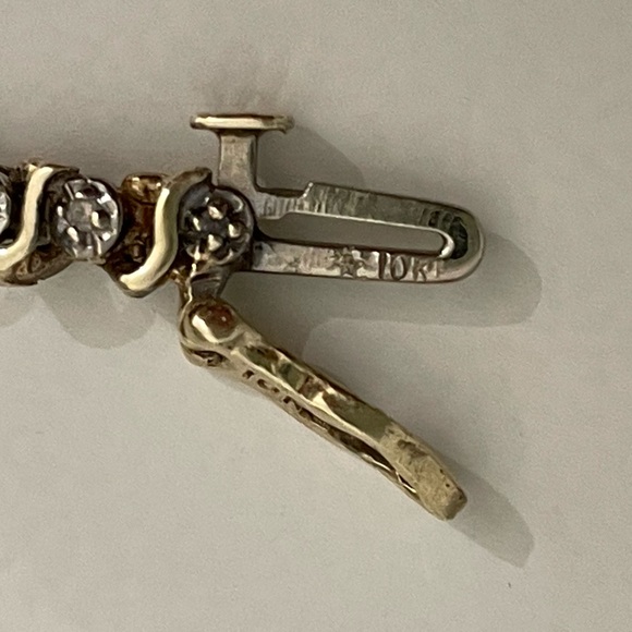 Diamond Tennis Bracelet Vintage Piece - Picture 6 of 8